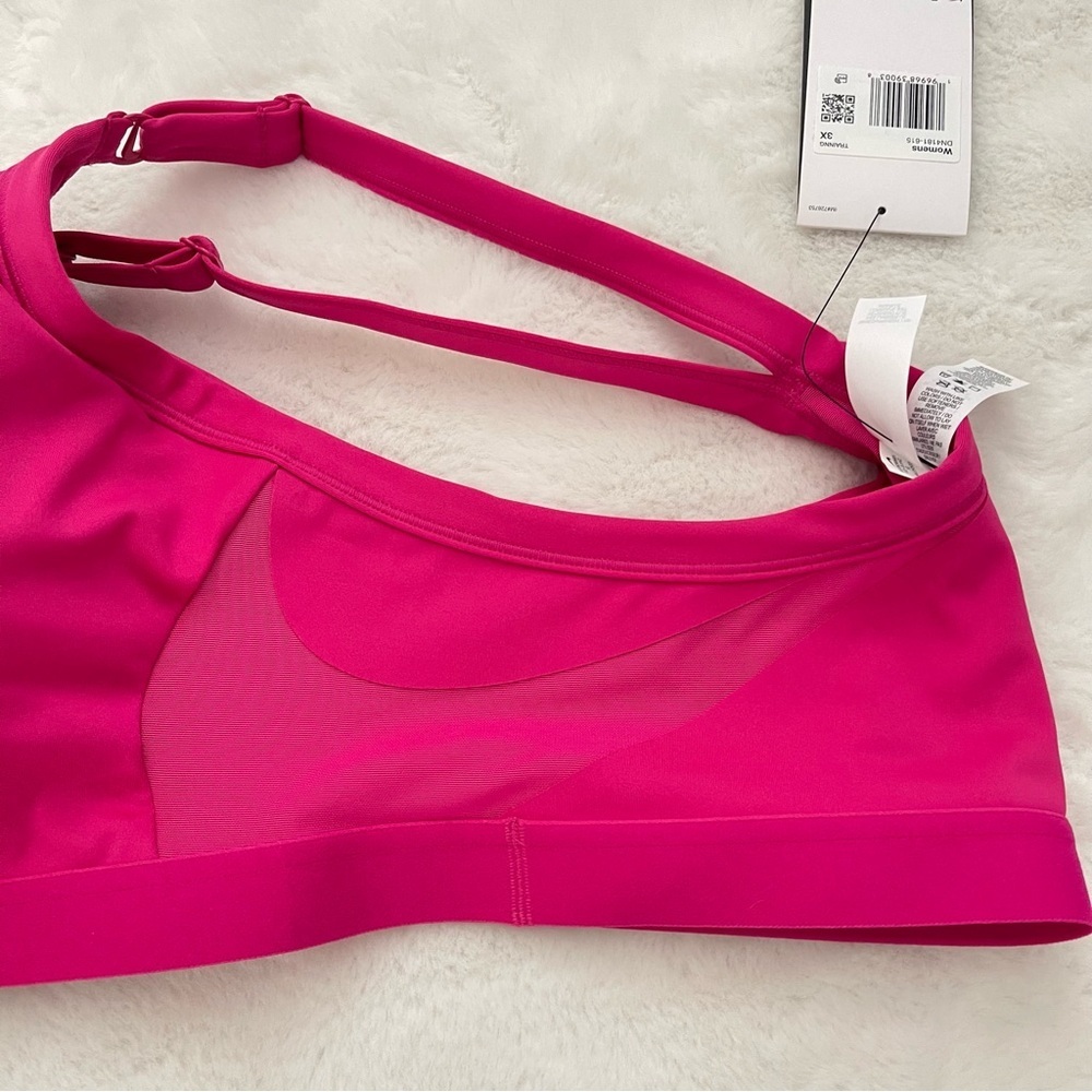 Nike Women's Vibrant Pink Sports Bra 3x - Picture 6 of 11